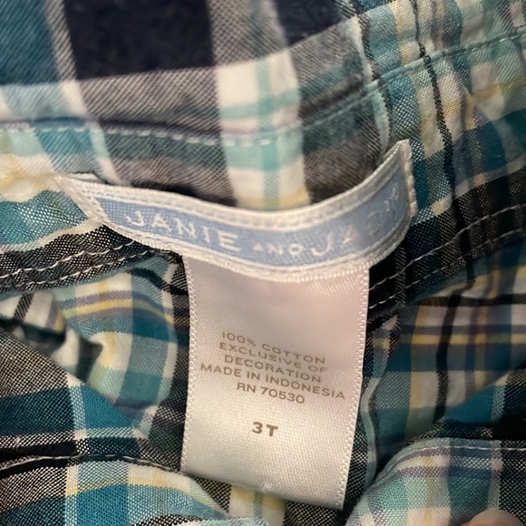 Blue Plaid button up - Picture 2 of 2